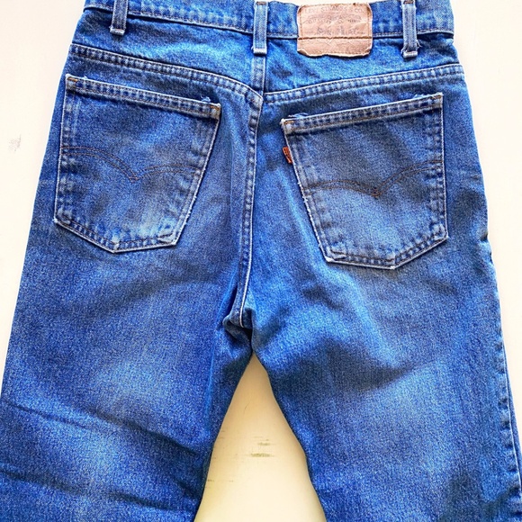 Levi's Blue Bootcut Jeans for Men - Picture 2 of 6